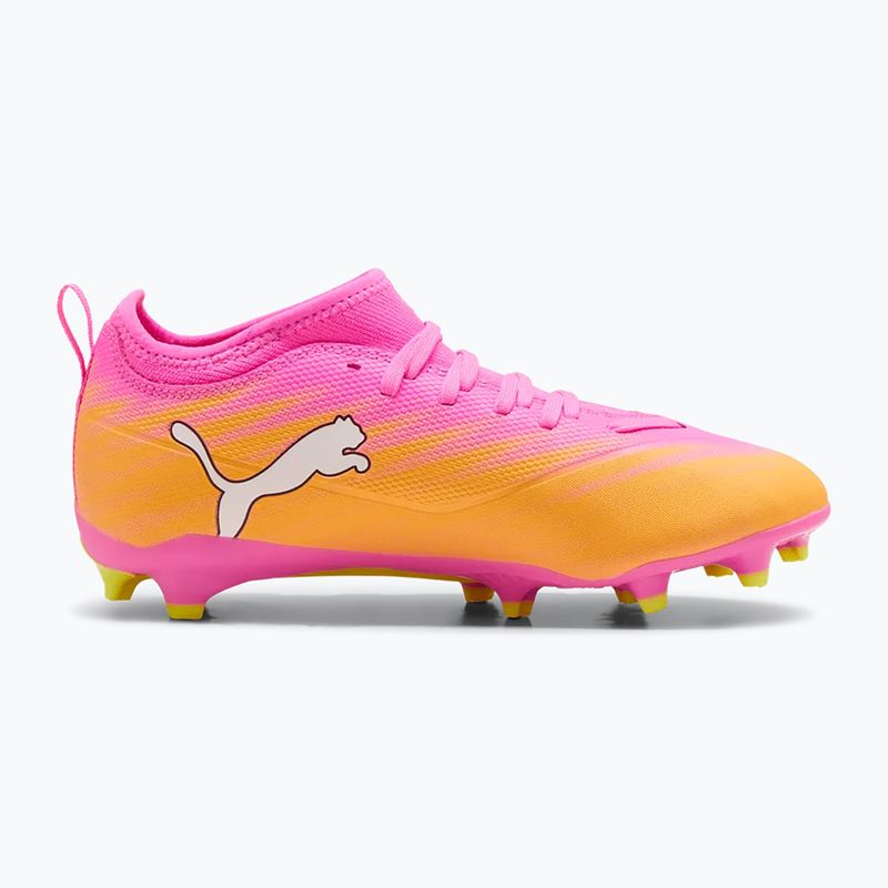 Buty piłkarskie dziecięce PUMA Ultra 6 Match FG/AG Jr poison pink/puma wht/sun stream/bright aqua/puma blk 2