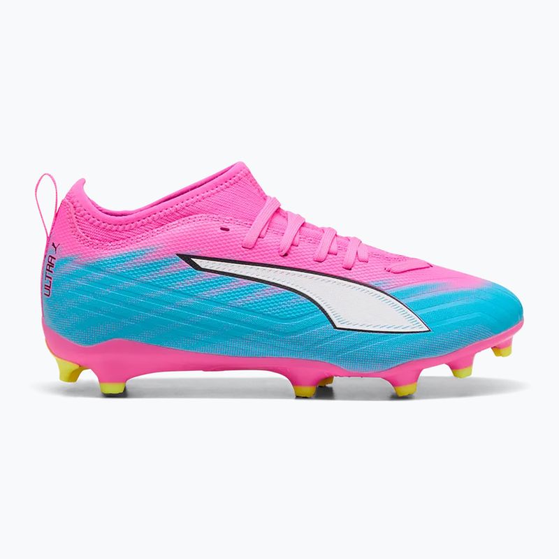 Buty piłkarskie dziecięce PUMA Ultra 6 Match FG/AG Jr poison pink/puma wht/sun stream/bright aqua/puma blk 3
