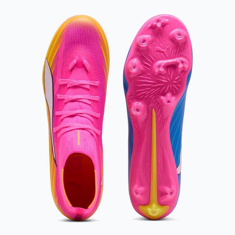Buty piłkarskie PUMA Ultra 6 Match + FG/AG poison pink/puma wht/sun stream/bright aqua/puma blk 5