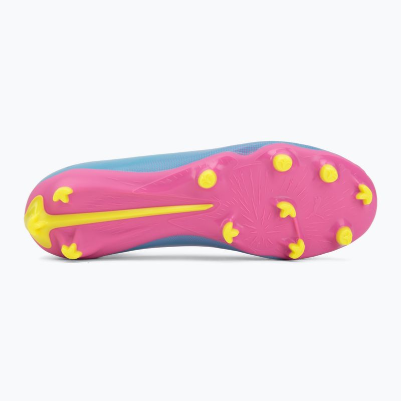 Buty piłkarskie dziecięce PUMA Ultra 6 Play FG/AG Jr poison pink/puma wht/sun stream/bright aqua/puma blk 4