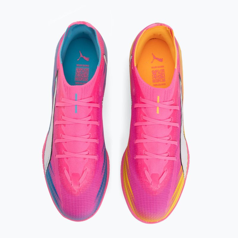Buty piłkarskie PUMA Ultra 6 Match TT poison pink/puma wht/sun stream/bright aqua/puma blk 5
