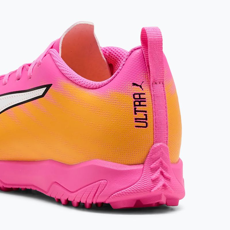 Buty piłkarskie dziecięce PUMA Ultra 6 Play TT Jr poison pink/puma wht/sun stream/bright aqua/puma blk 6