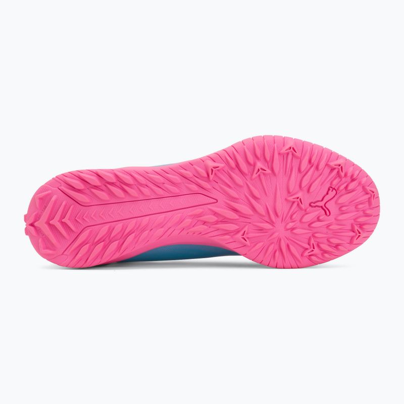 Buty piłkarskie dziecięce PUMA Ultra 6 Play TT Jr poison pink/puma wht/sun stream/bright aqua/puma blk 4