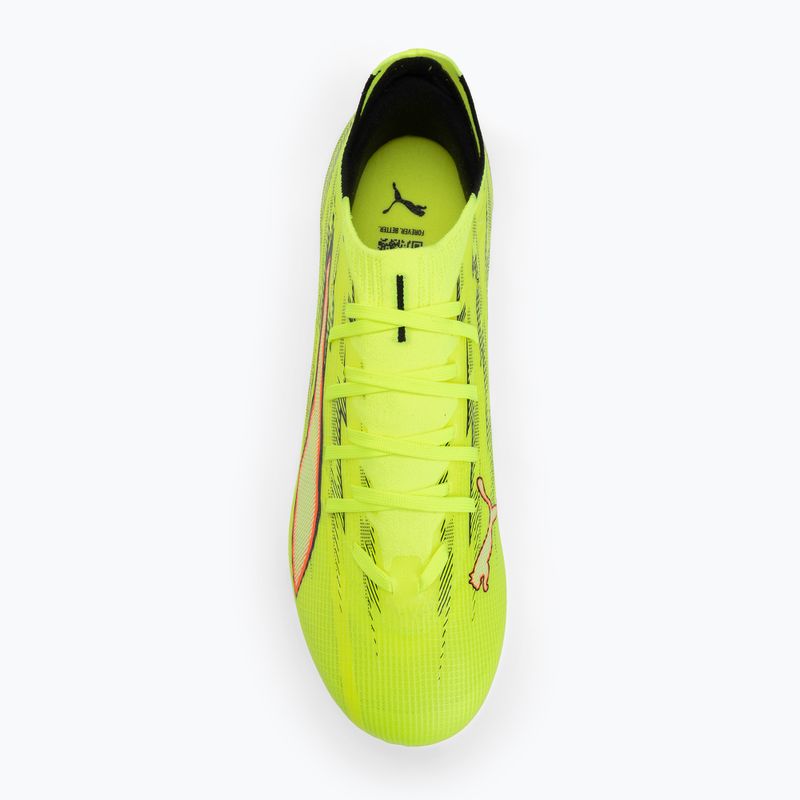 Buty piłkarskie PUMA Ultra 6 Match FG/AG yellow alert/puma black/glowing red/lime squeeze 5
