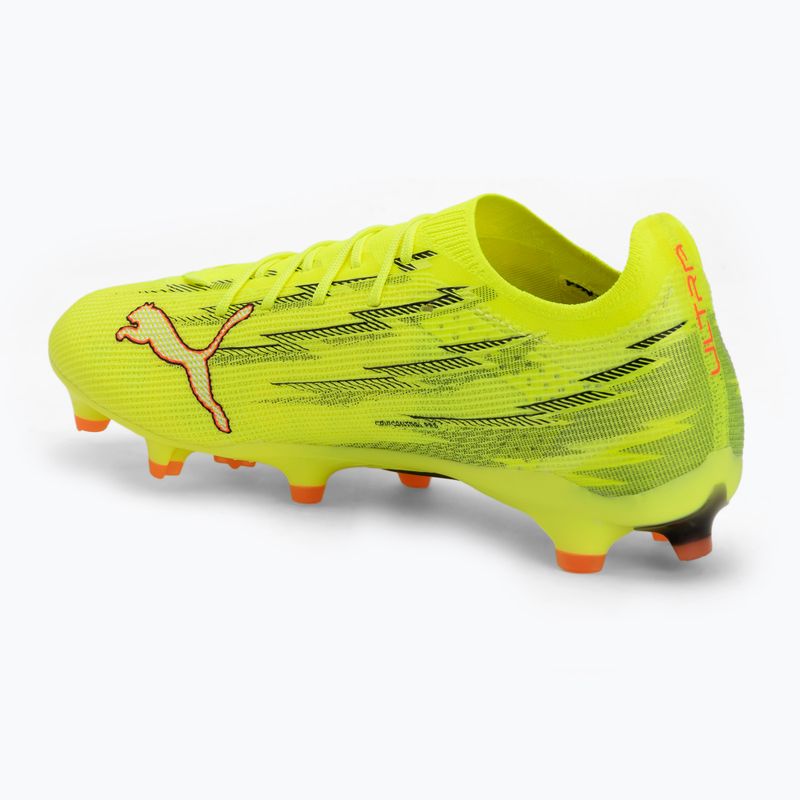 Buty piłkarskie PUMA Ultra 6 Pro FG/AG yellow alert/puma black/glowing red/lime squeeze 3