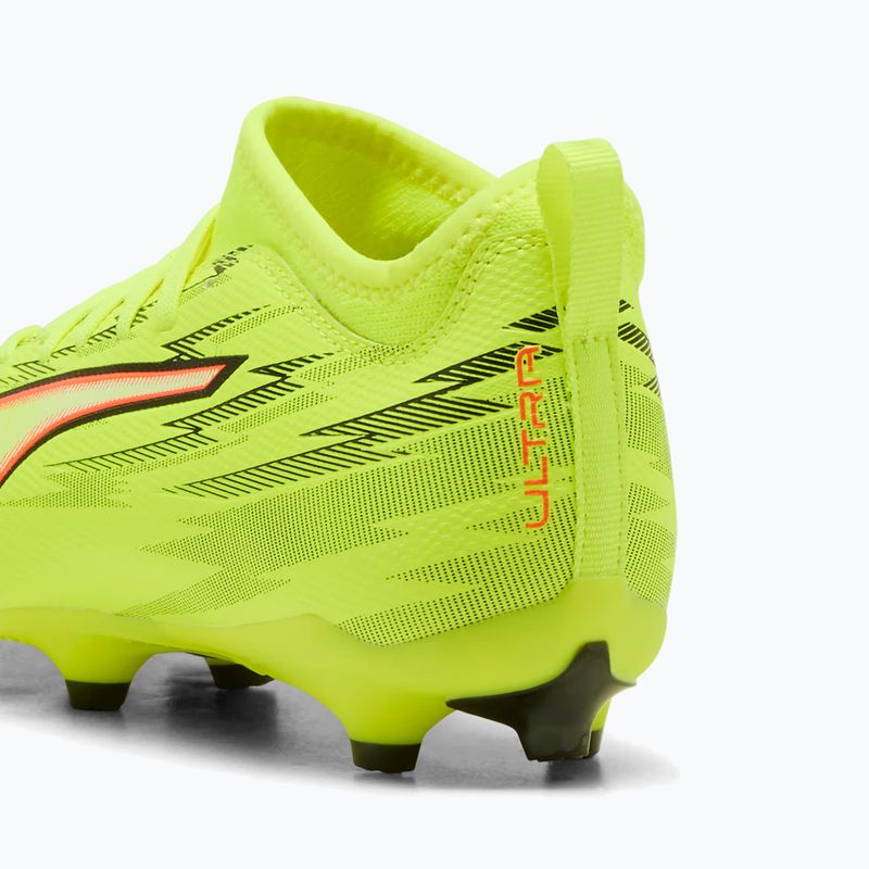 Buty piłkarskie dziecięce PUMA Ultra 6 Match FG/AG Jr yellow alert/puma black/glowing red/lime squeeze 8