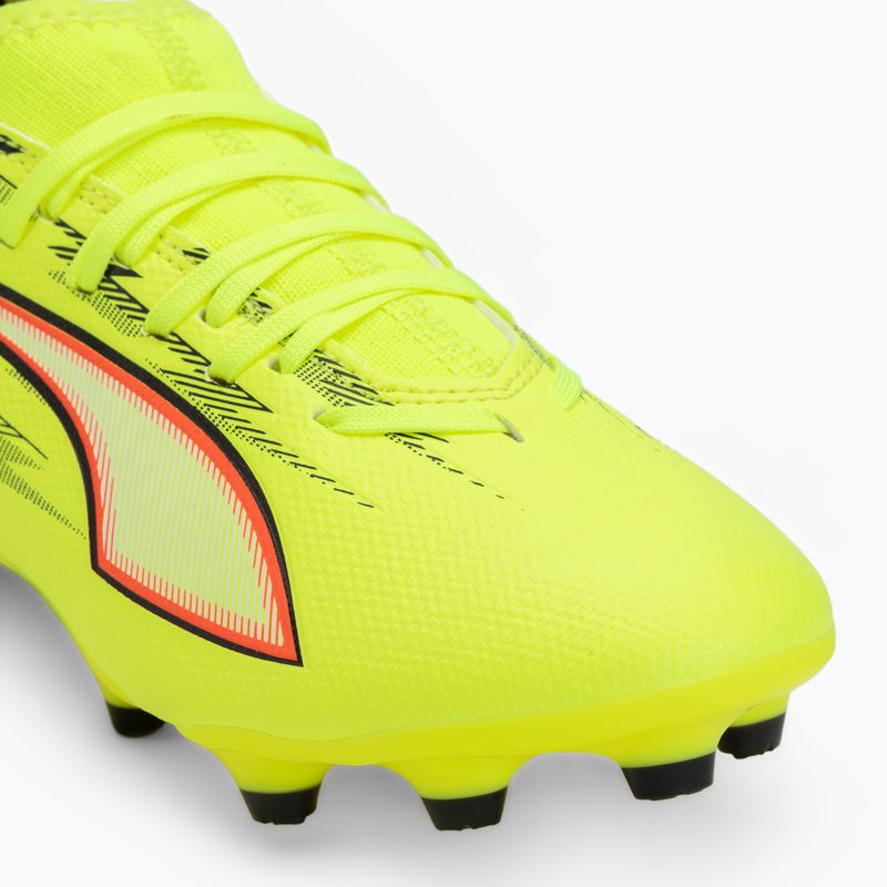 Buty piłkarskie dziecięce PUMA Ultra 6 Match FG/AG Jr yellow alert/puma black/glowing red/lime squeeze 7