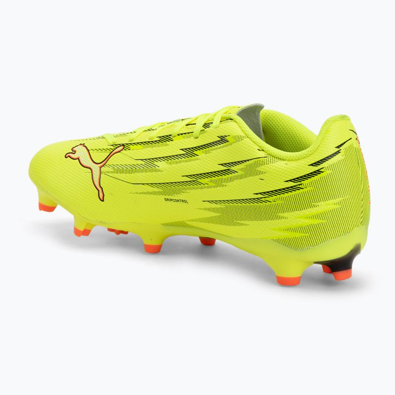 Buty piłkarskie PUMA Ultra 6 Play FG/AG yellow alert/puma black/glowing red/lime squeeze 3