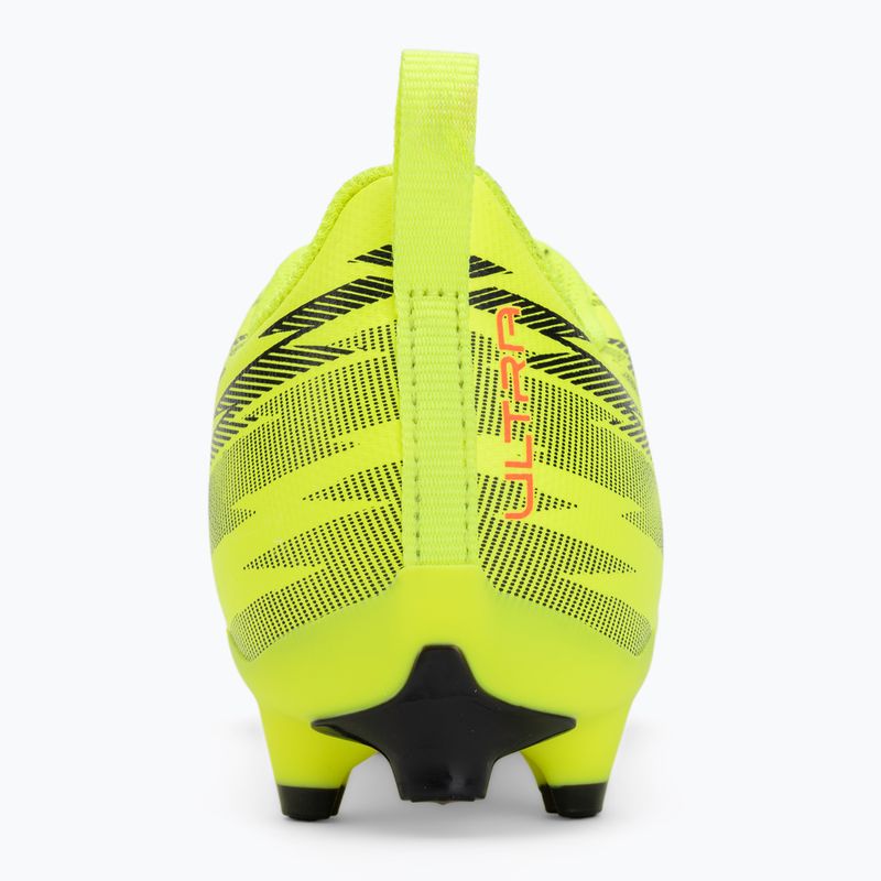 Buty piłkarskie dziecięce PUMA Ultra 6 Play FG/AG Jr yellow alert/puma black/glowing red/lime squeeze 6