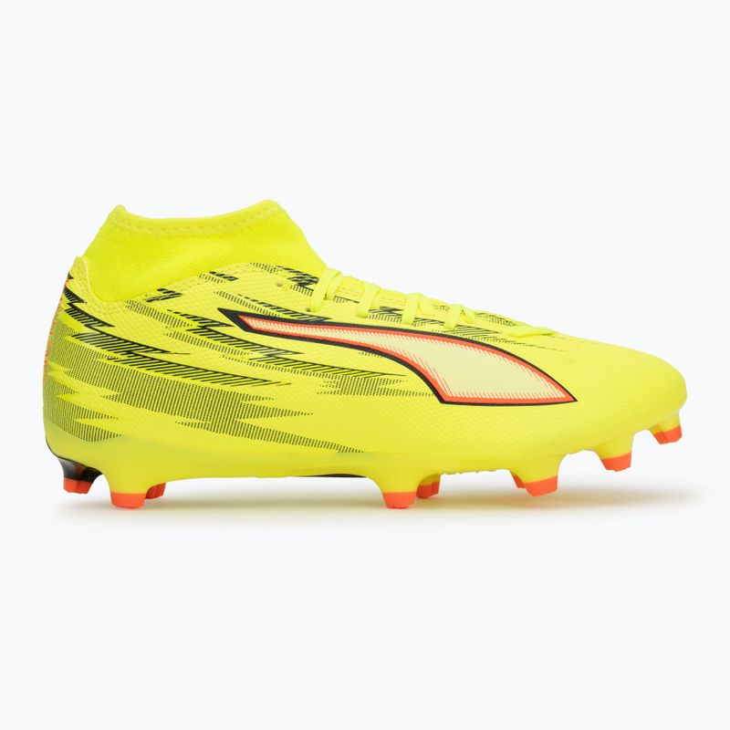Buty piłkarskie PUMA Ultra 6 Play+ FG/AG yellow alert/puma black/glowing red/lime squeeze 2