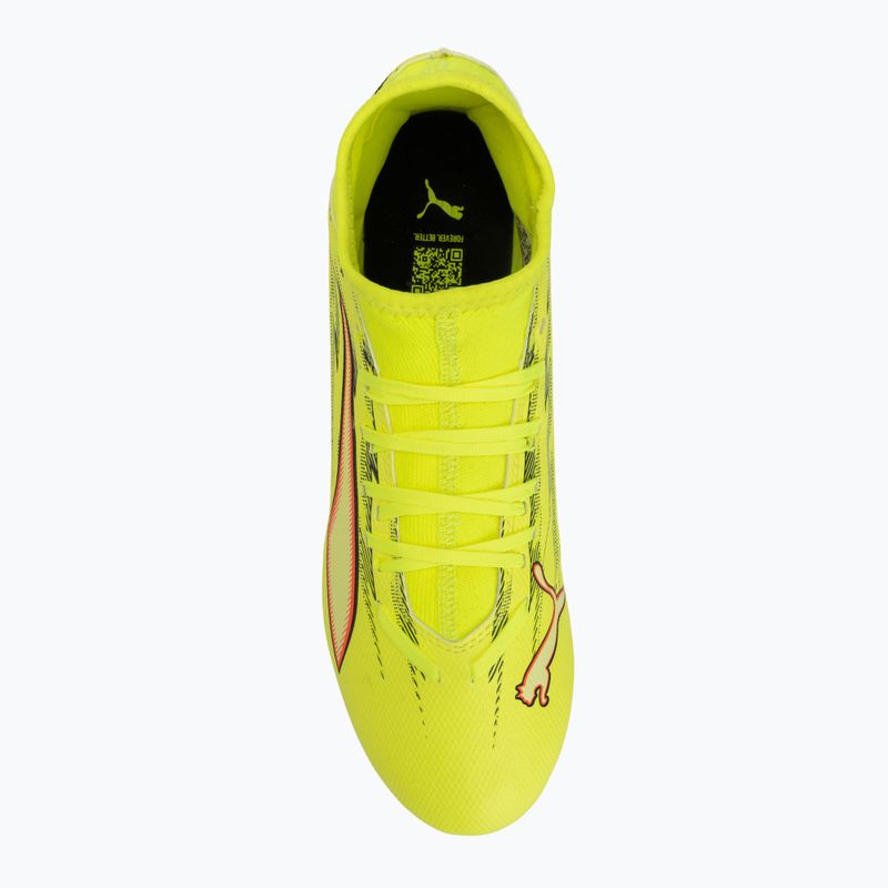Buty piłkarskie PUMA Ultra 6 Play+ FG/AG yellow alert/puma black/glowing red/lime squeeze 5