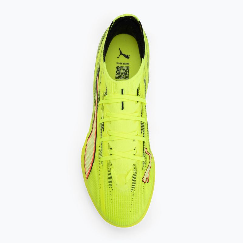 Buty piłkarskie PUMA Ultra 6 Match IT yellow alert/puma black/glowing red/lime squeeze 5