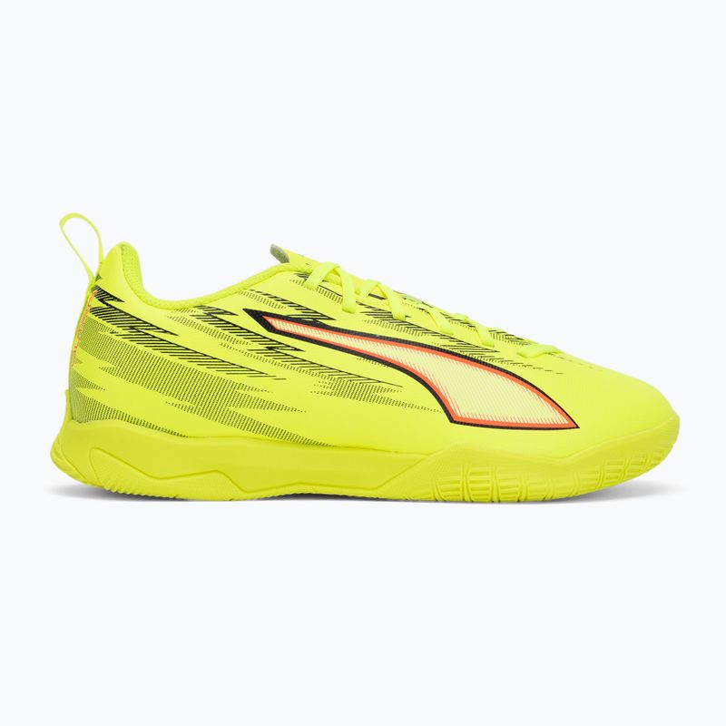 Buty piłkarskie dziecięce PUMA Ultra 6 Play IT Jr yellow alert/puma black/glowing red/lime squeeze 2