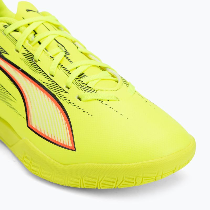 Buty piłkarskie dziecięce PUMA Ultra 6 Play IT Jr yellow alert/puma black/glowing red/lime squeeze 7