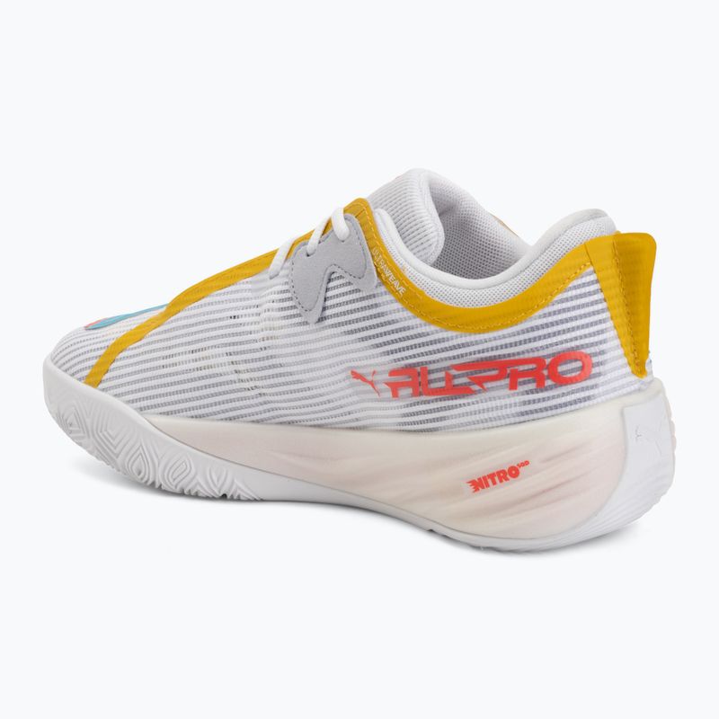 Buty do koszykówki PUMA All-Pro NITRO 2 puma white/sunblaze 3