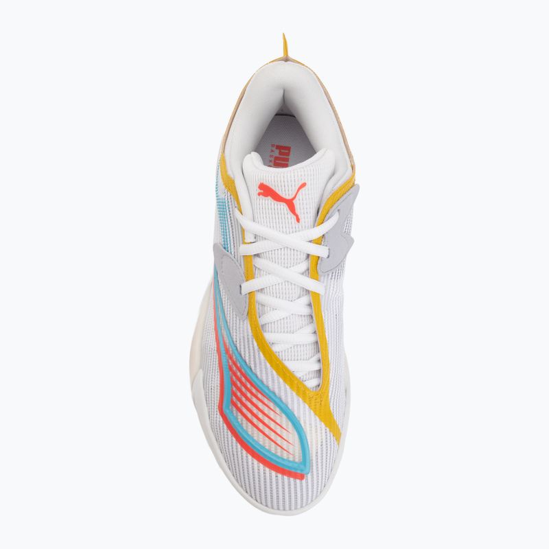 Buty do koszykówki PUMA All-Pro NITRO 2 puma white/sunblaze 5