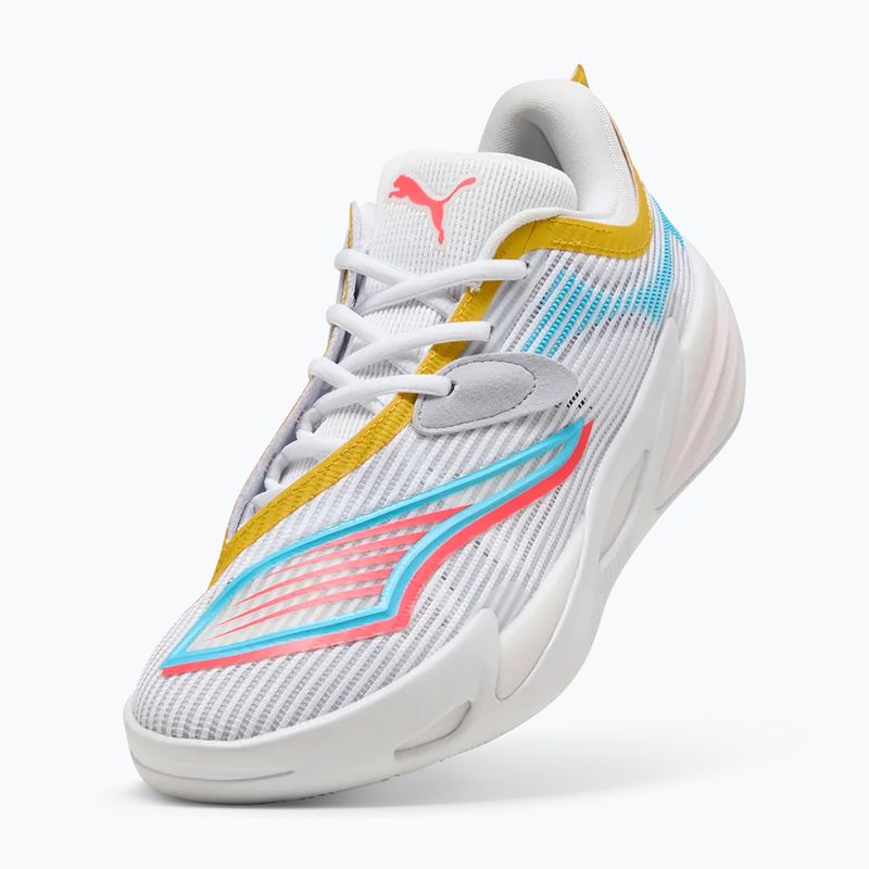Buty do koszykówki PUMA All-Pro NITRO 2 puma white/sunblaze 5