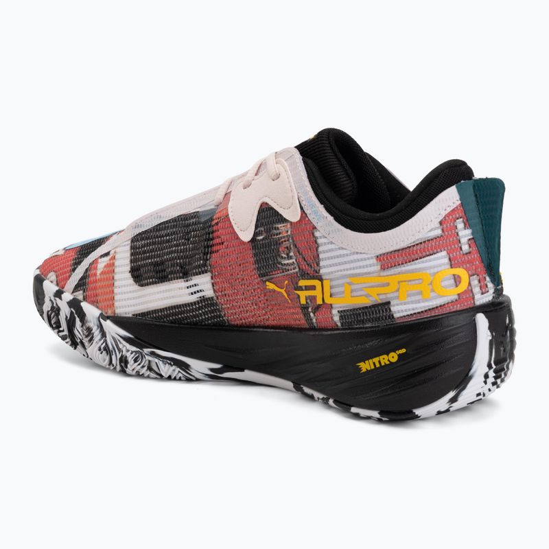 Buty do koszykówki PUMA All-Pro NITRO 2 puma black/jasmine flower 3