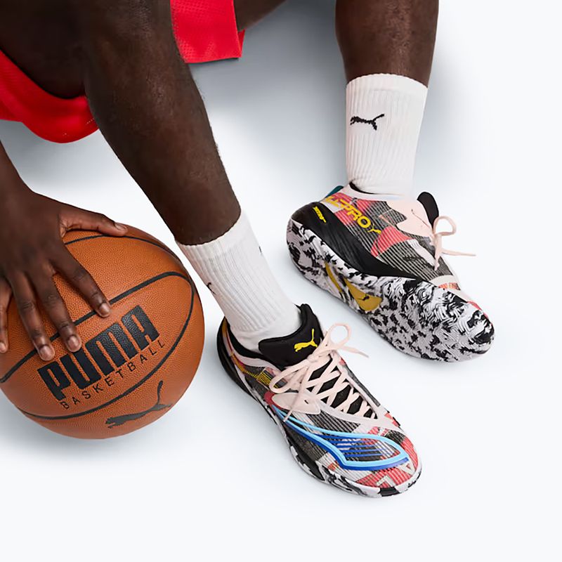 Buty do koszykówki PUMA All-Pro NITRO 2 puma black/jasmine flower 7