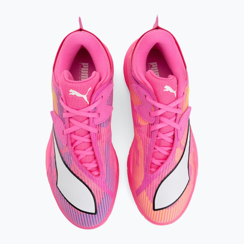 Buty do koszykówki PUMA All-Pro NITRO 2 Showtime poison pink/bright aqua/lime squeeze 5