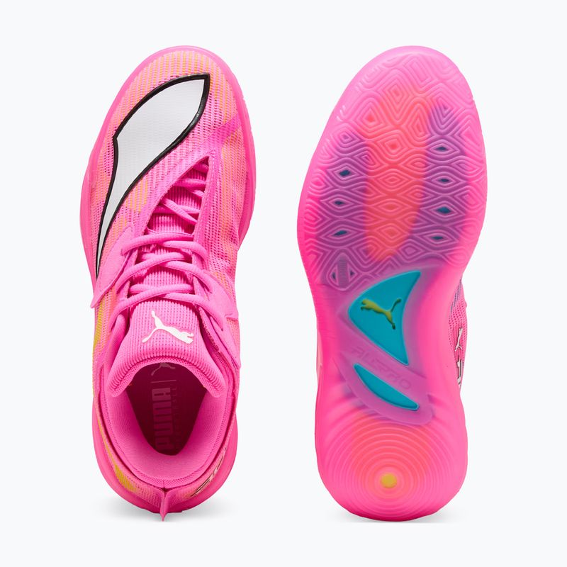 Buty do koszykówki PUMA All-Pro NITRO 2 Showtime poison pink/bright aqua/lime squeeze 3