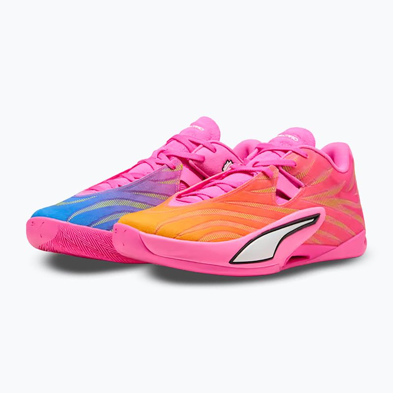 Buty do koszykówki PUMA All-Pro NITRO 2 Elite poision pink/ultra blue/lime squeeze 3