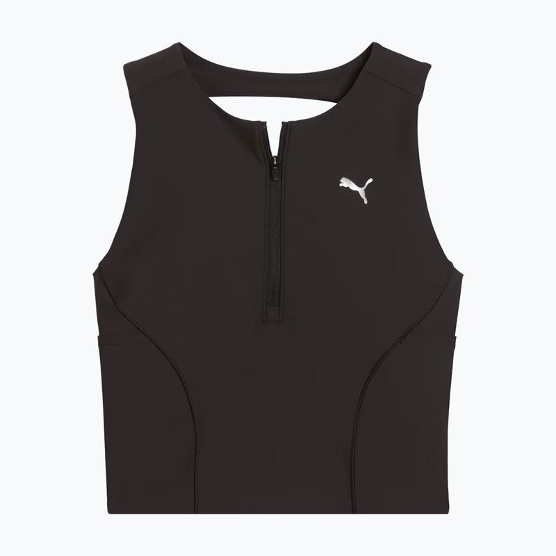 Top do biegania damski PUMA Run Lightstride Crop Top puma black 5