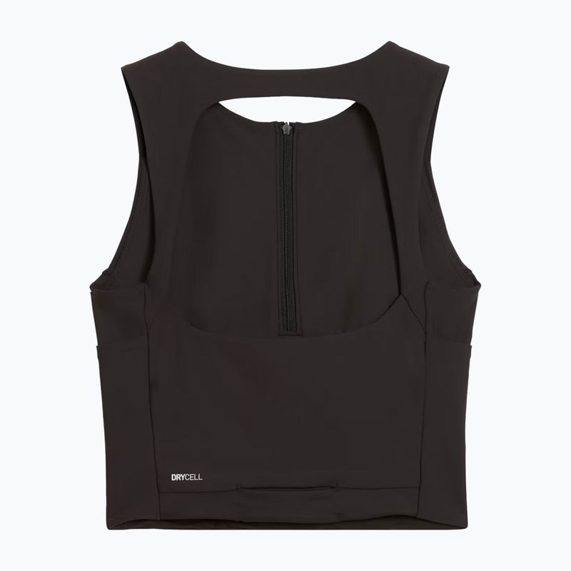 Top do biegania damski PUMA Run Lightstride Crop Top puma black 6