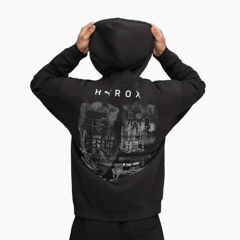 Bluza treningowa męska PUMA x HYROX Heavyweight Hoodie black 3