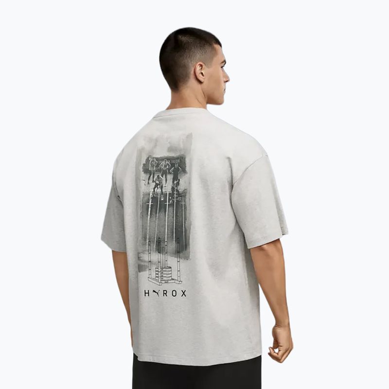 Koszulka treningowa męska PUMA Hyrox Lifestyle Tee gray 3