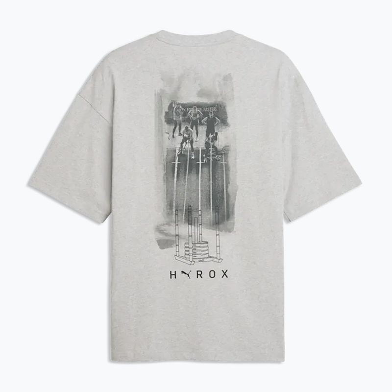 Koszulka treningowa męska PUMA x HYROX Lifestyle Tee gray 5