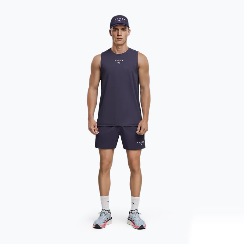 Koszulka treningowa męska PUMA x HYROX Dryelite Training Tank deep plum 2