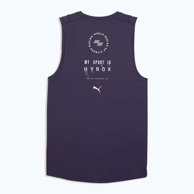 Koszulka treningowa męska PUMA Hyrox Dryelite Training Tank deep plum 5