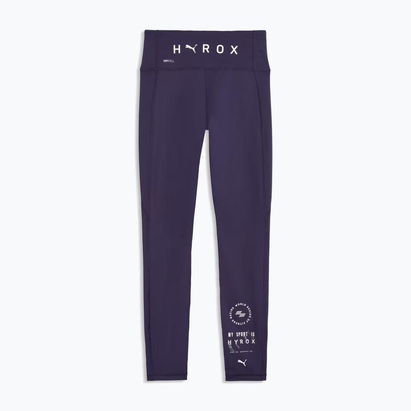Legginsy treningowe damskie PUMA x HYROX Essential Tight purple 2