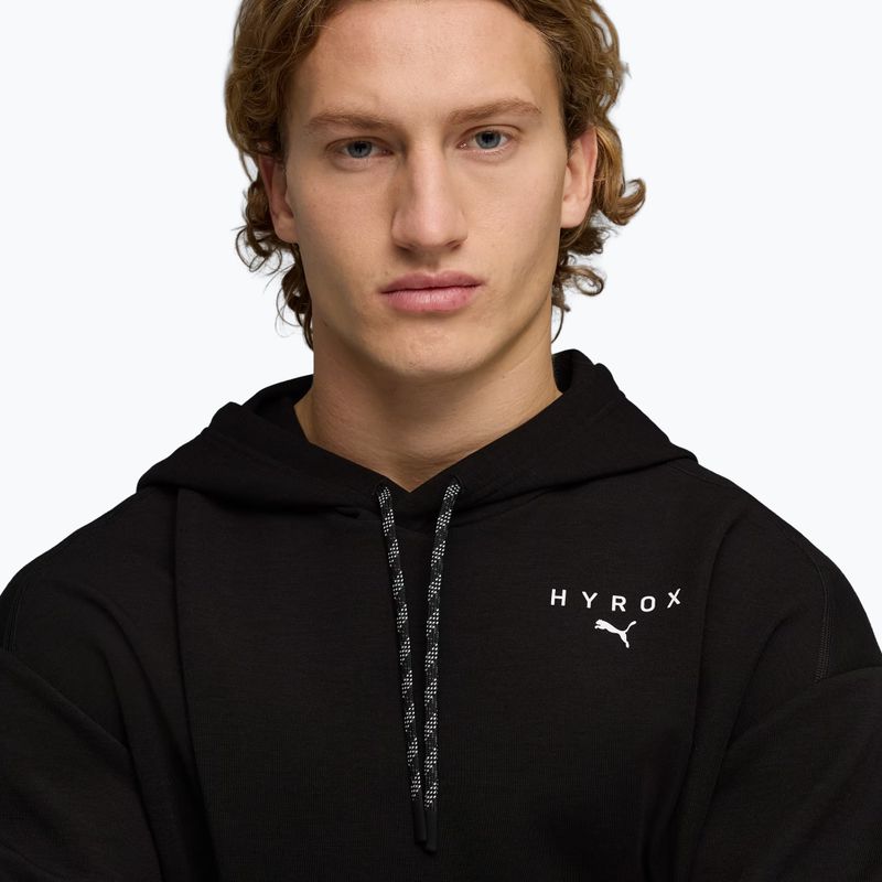 Bluza treningowa męska PUMA x HYROX Cloudspun Hoodie black 4
