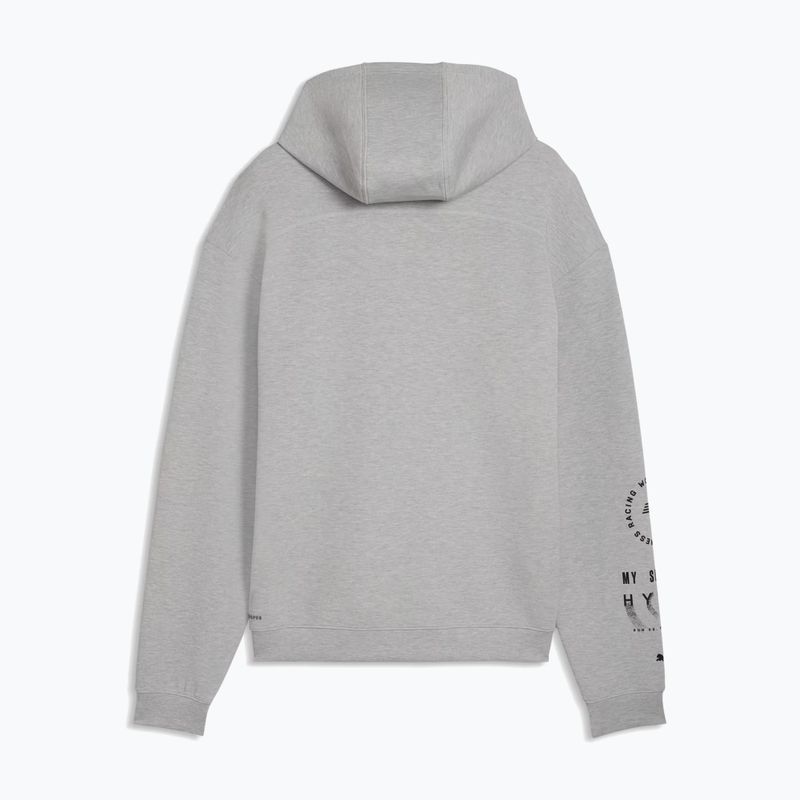 Bluza treningowa męska PUMA x HYROX Cloudspun Hoodie gray 2