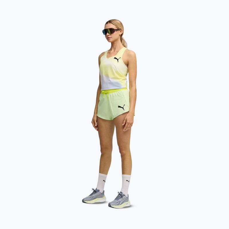 Koszulka do biegania damska PUMA Lightspeed Ultraweave Graphic Singlet silver mist 2