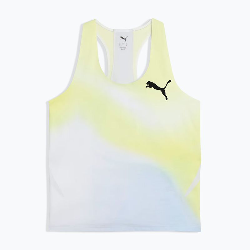 Koszulka do biegania damska PUMA Lightspeed Ultraweave Graphic Singlet silver mist 6