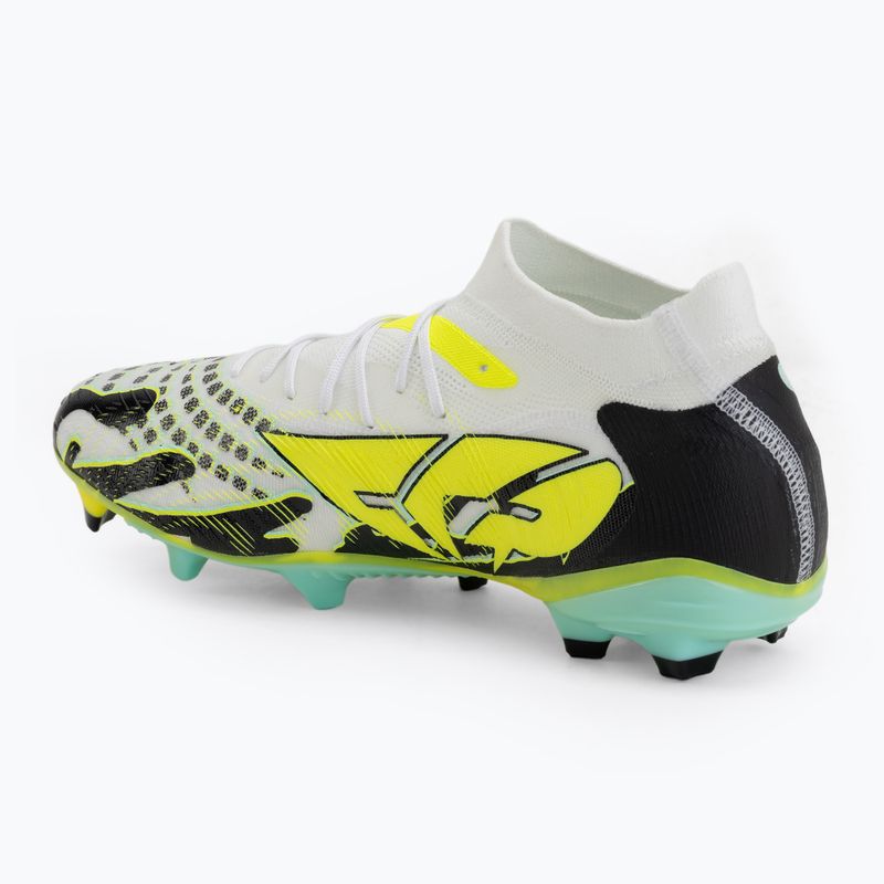 Buty piłkarskie PUMA Future 9 Match Ctivity Fg/Ag yellow alert/mint jelly/puma white/puma black 3