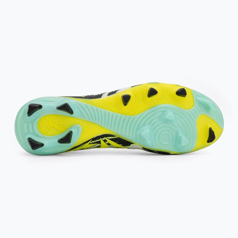 Buty piłkarskie PUMA Future 9 Match Ctivity Fg/Ag yellow alert/mint jelly/puma white/puma black 4