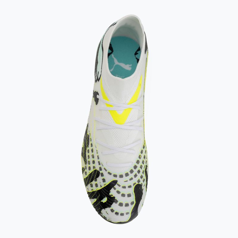 Buty piłkarskie PUMA Future 9 Match Ctivity Fg/Ag yellow alert/mint jelly/puma white/puma black 5
