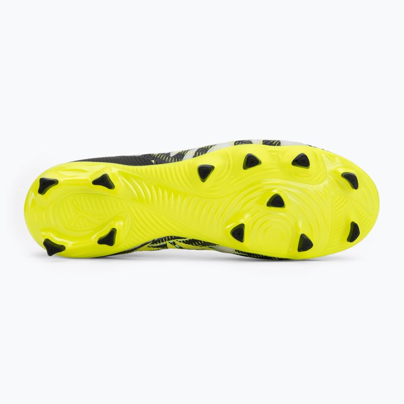 Buty piłkarskie dziecięce PUMA Future 9 Match Creativity Fg/Ag Jr yellow alert/mint jelly/puma white/puma black 4