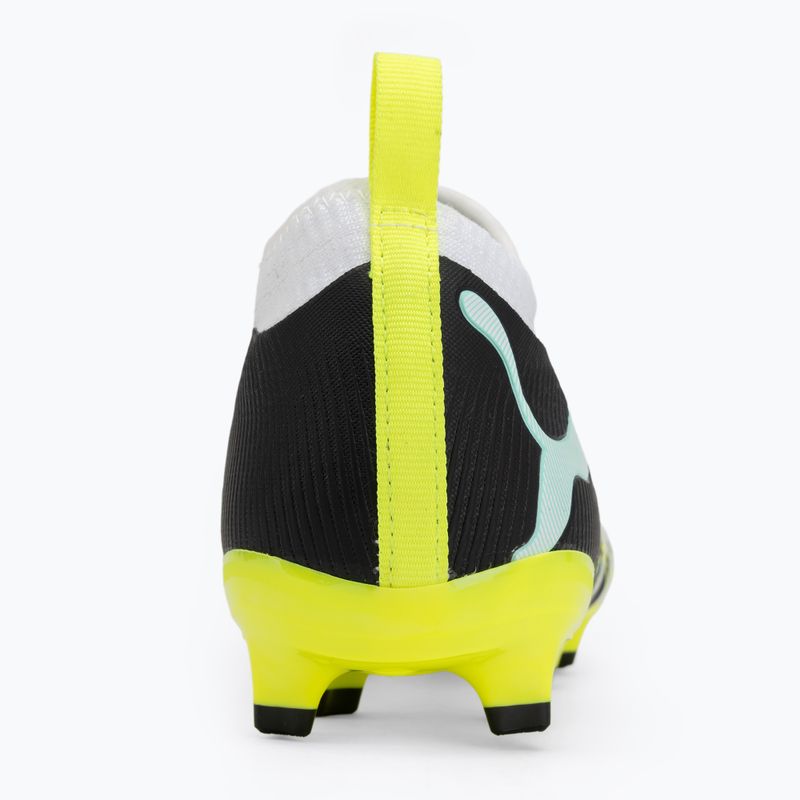 Buty piłkarskie dziecięce PUMA Future 9 Match Creativity Fg/Ag Jr yellow alert/mint jelly/puma white/puma black 6