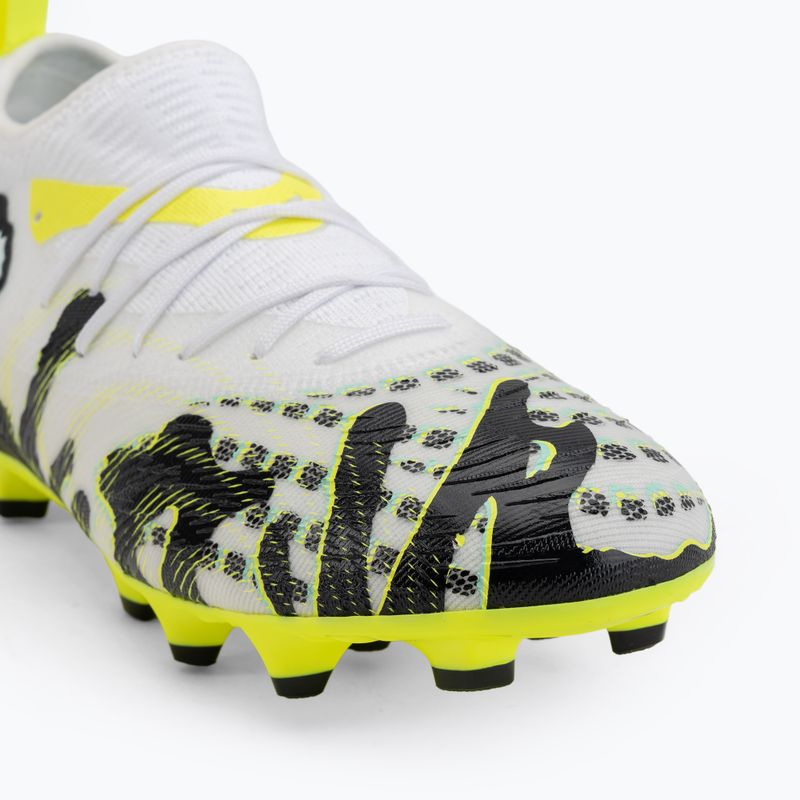 Buty piłkarskie dziecięce PUMA Future 9 Match Creativity Fg/Ag Jr yellow alert/mint jelly/puma white/puma black 7