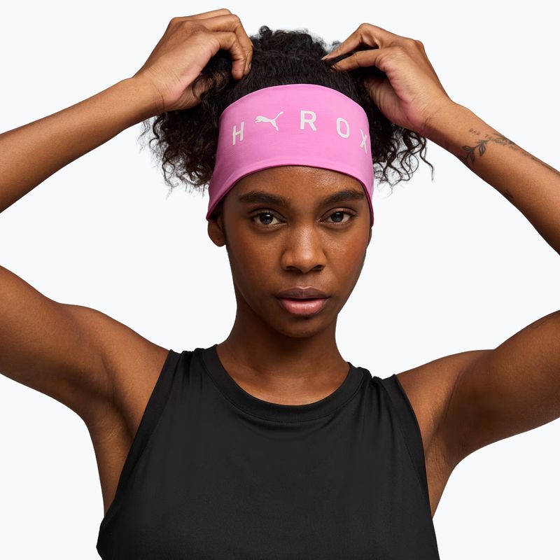 Opaska na głowę PUMA x HYROX Sweatband pink 2