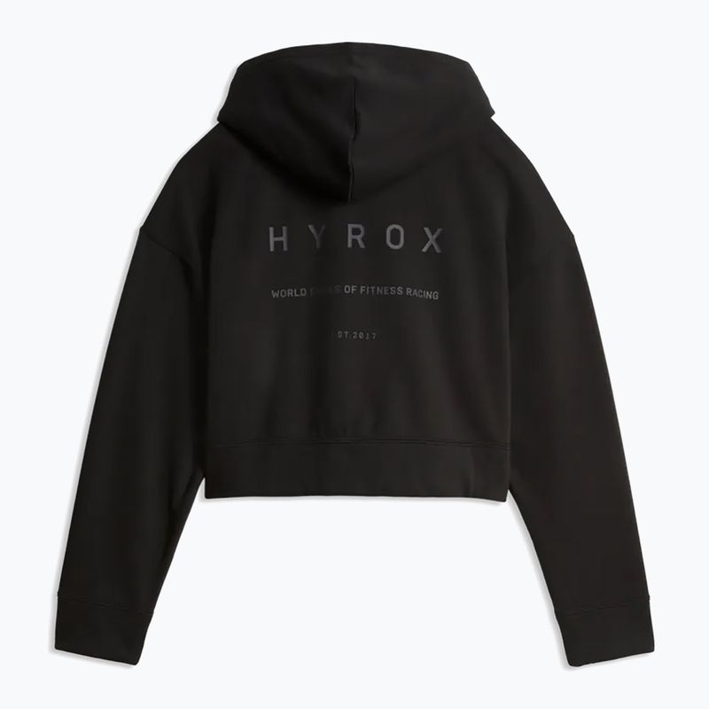 Bluza damska PUMA x HYROX World Cropped Hoodie puma black 2