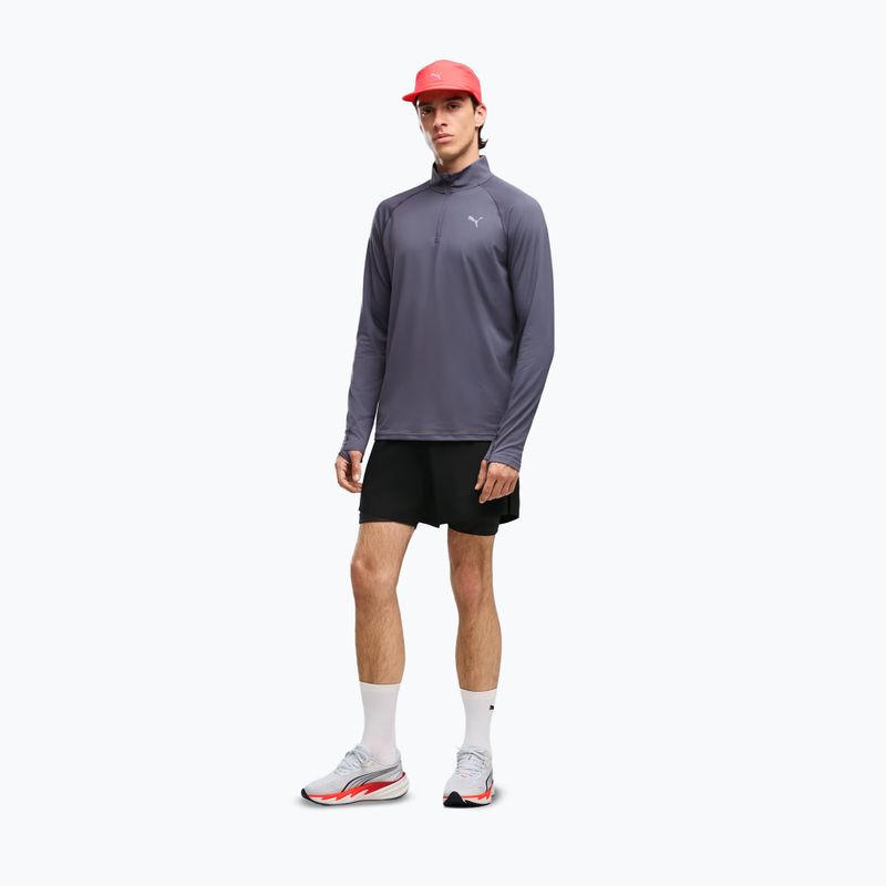 Bluza do biegania męska PUMA Run Velocity Cloudspun 1/4 Zip inky depths 2