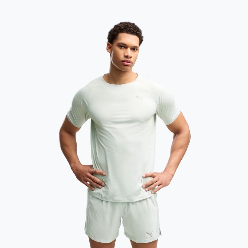 Koszulka do biegania męska PUMA Run Cloudspun Tee creme de mint