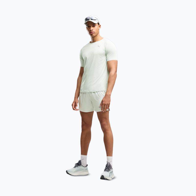 Koszulka do biegania męska PUMA Run Cloudspun Tee creme de mint 2