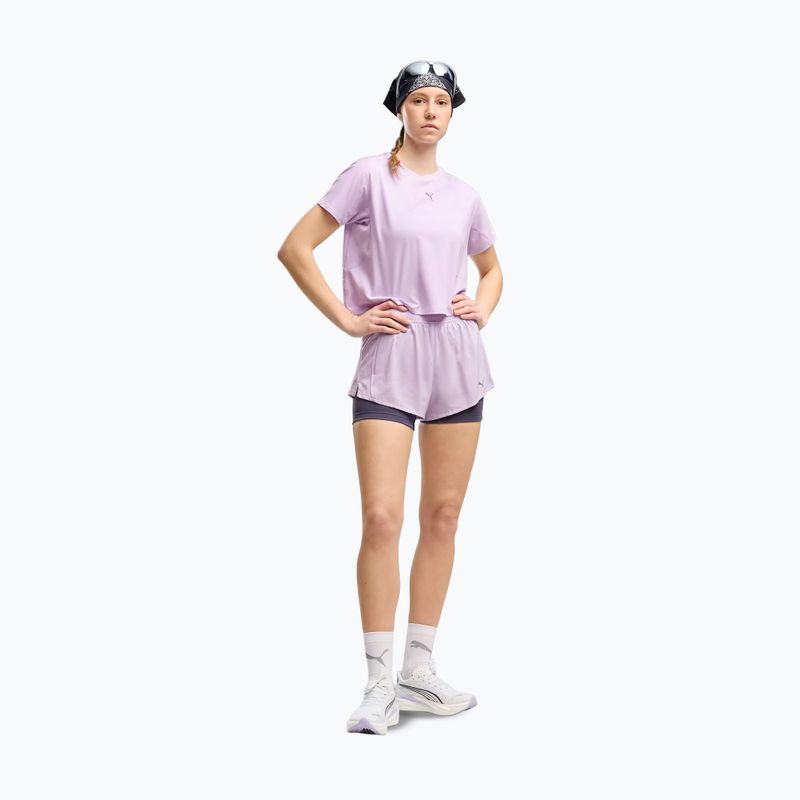 Koszulka do biegania damska PUMA Run Brightstride Cloudspun light lavender 2